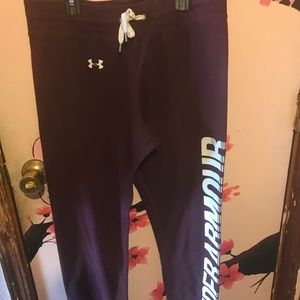 Under Armour purple sweats